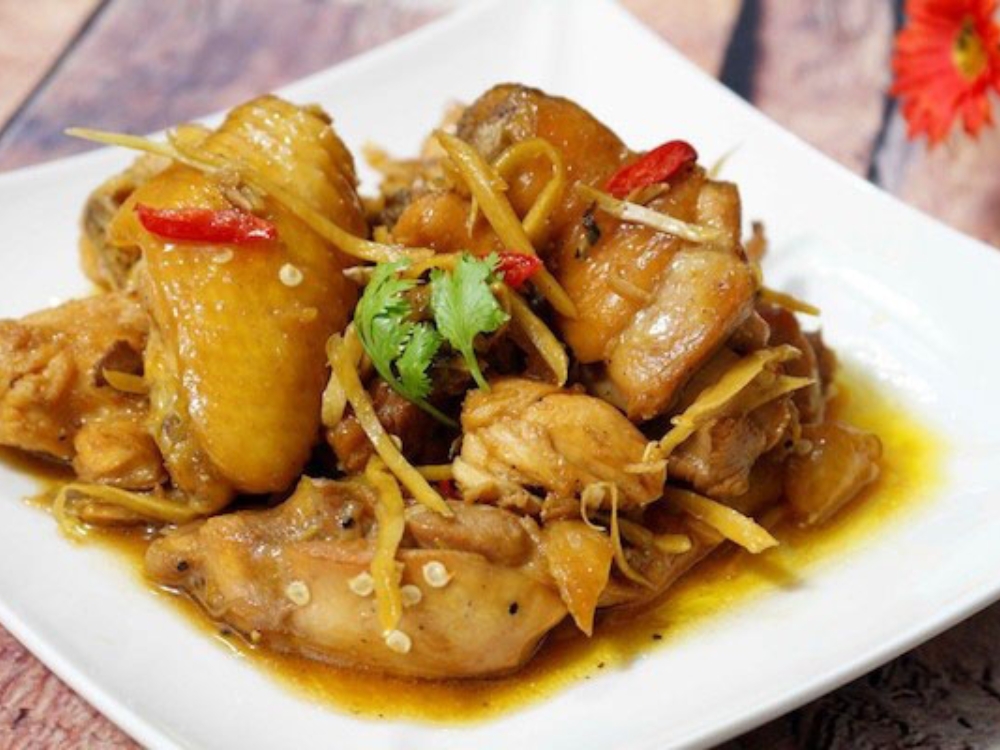 Gà kho gừng