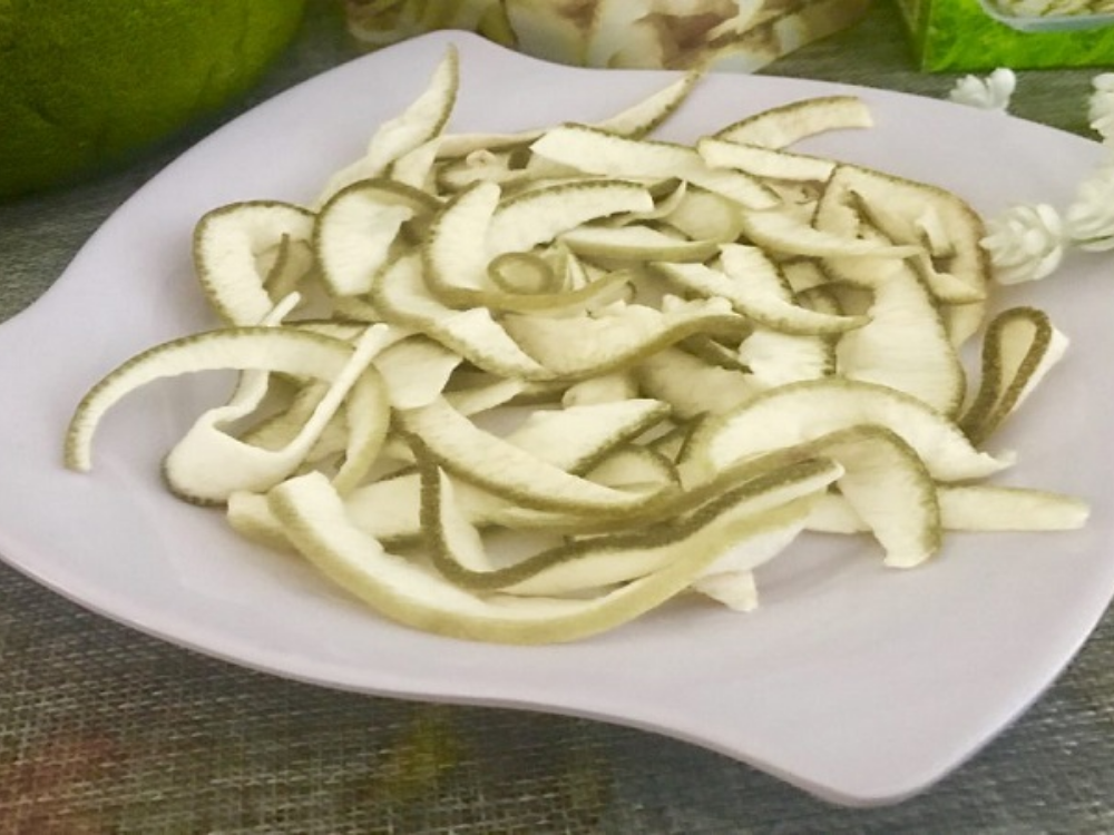mứt vỏ bưởi