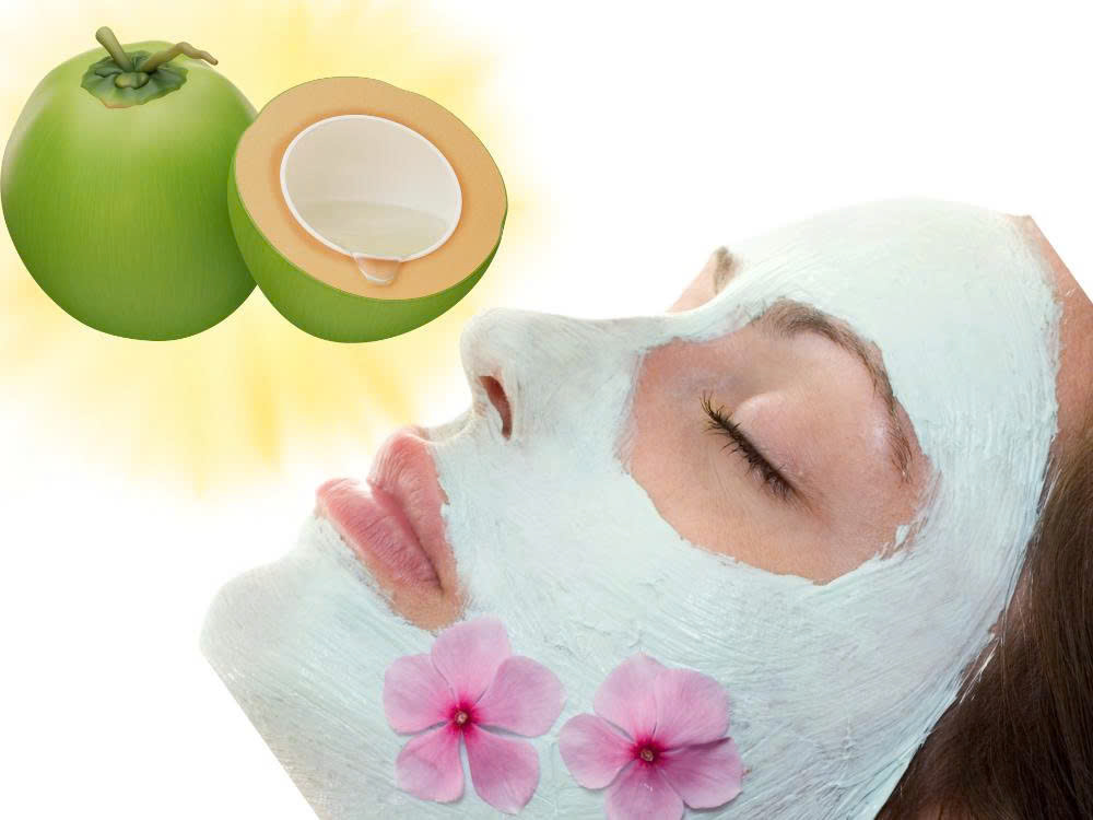 Mặt nạ từ cơm dừa