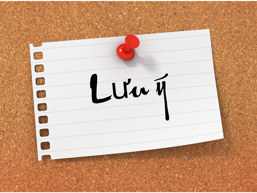 lưu ý