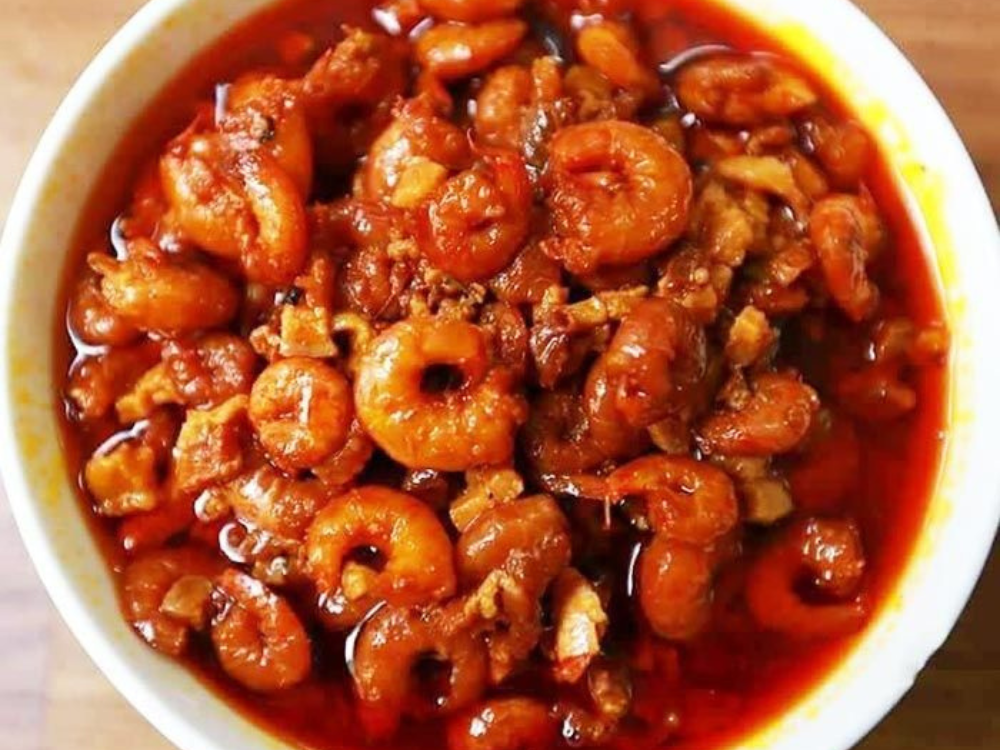 Tôm khô rim