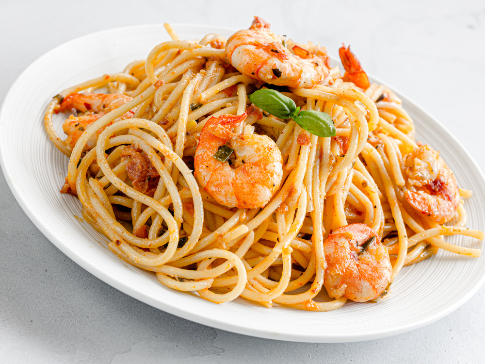 Pasta tôm khô
