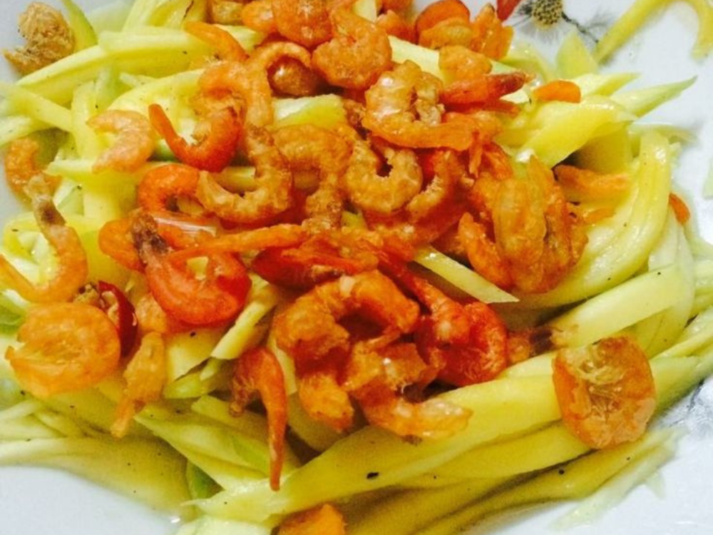 Gỏi tôm khô