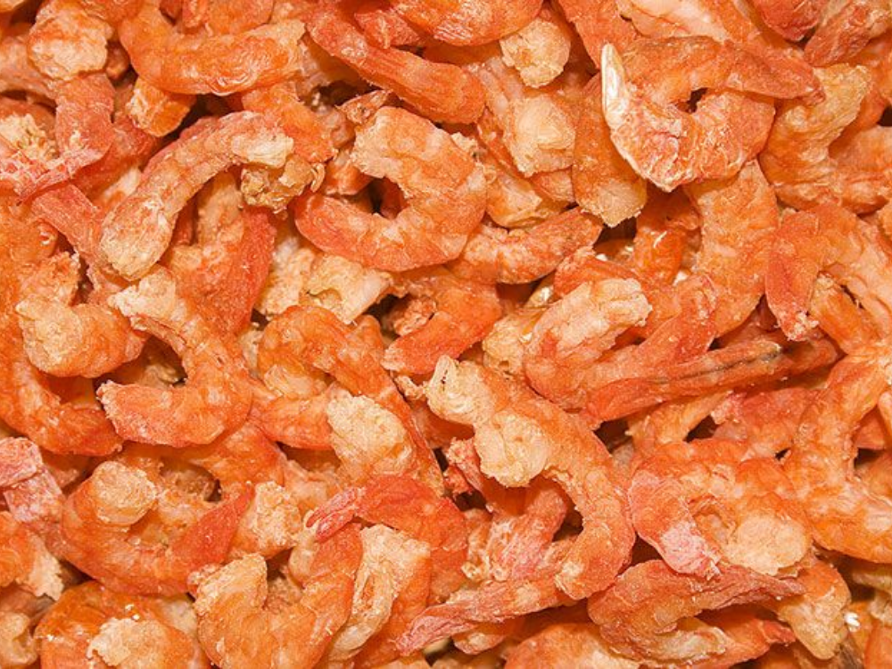 kích thước tôm khô
