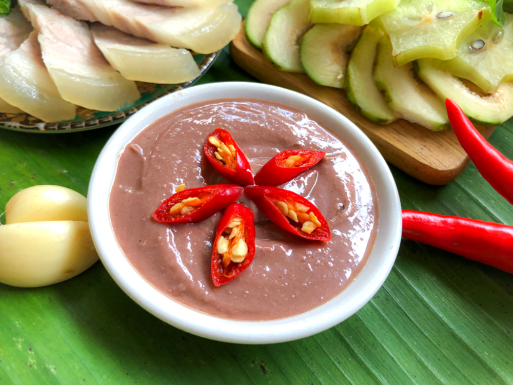 Mắm ruốc trong ẩm thực đường phố 