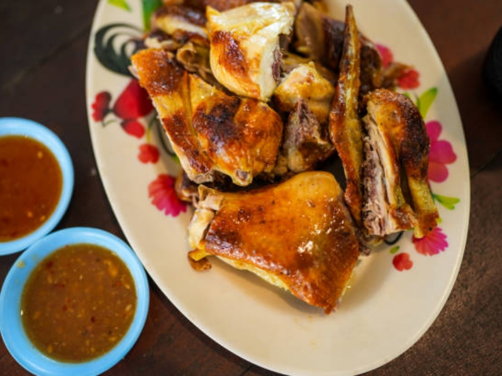 gà sốt mật ong